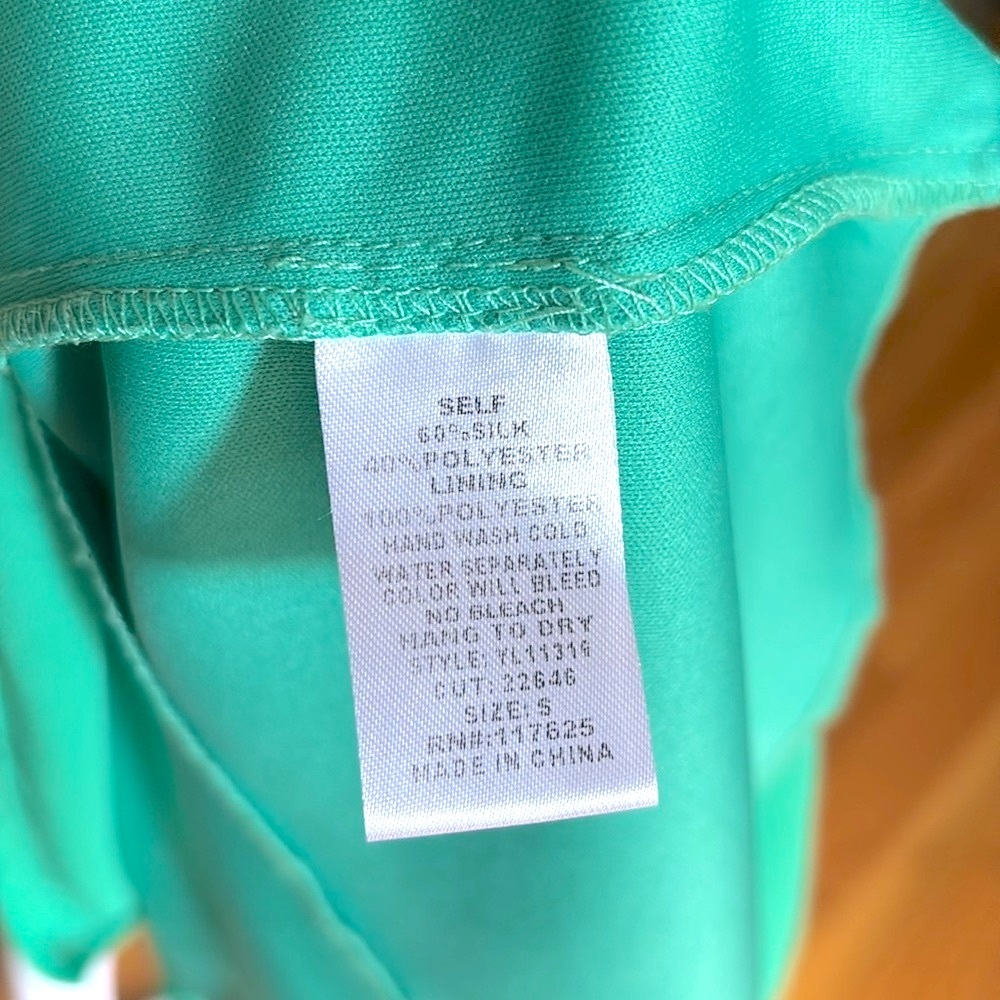 Modcloth Silk Cut Out Back Side Tie Sleeveless Side Tie Wrap A-Line Mini Dress - Picture 14 of 14